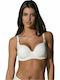 Luna Secret Sense Balconette Balconette Bra without Padding Underwire Ivory