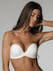 Secret Sense Ivory Strapless Σουτιέν χωρίς Ενίσχυση