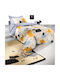Saint Clair Sheet Set Single Cotton Doggy Blue 160x250cm 3pcs