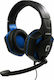 Komc 302582 Peste ureche Gaming Headset cu conexiune 2x3,5mm Black/Blue