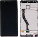 Екран със Сензорен Механизъм и Рамка за Huawei P9 Plus (Черен)