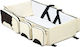 Wickeltasche-Bett Schulter/Hand Beige