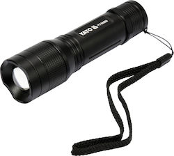 Yato Flashlight LED Waterproof IPX4 with Maximum Brightness 300lm