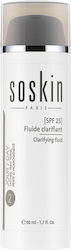 Soskin Clarifying 24h Feuchtigkeitsspendend & Regenerierend Flüssigcreme Gesicht Tag mit SPF25 50ml