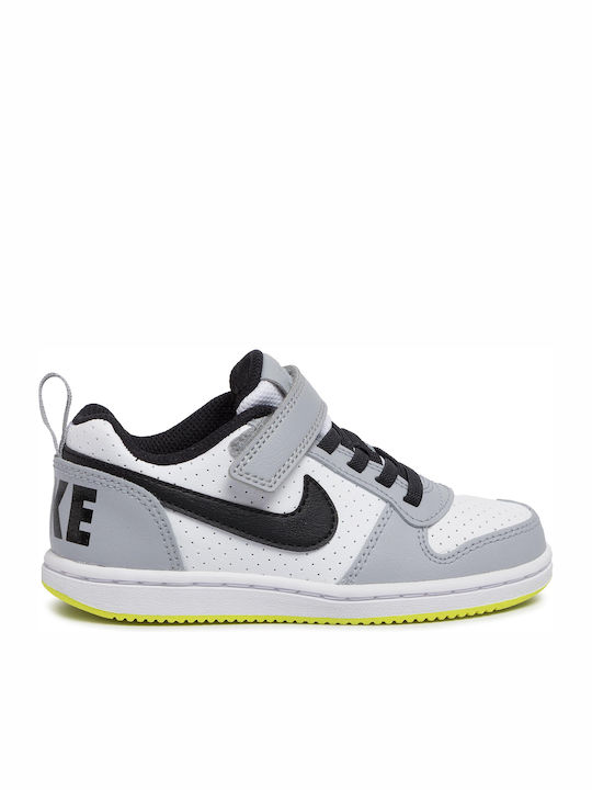 Court Borough Low Παιδικά Sneakers με Σκρατς Γκρι