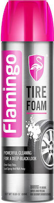 Flamingo Σπρέι Καθαρισμού για Ελαστικά Tire Foam 650ml
