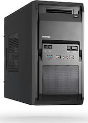 Chieftec LT-01B-350GPB Mini Tower Computer Case Black