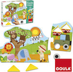 Kids Peg Puzzle Jungle 19pcs Goula