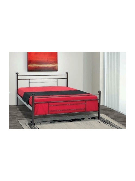 EVA Metall Doppelbett Kupfer Für Matratze 140x200cm