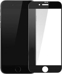 Powertech Glue 5D Vollflächig gehärtetes Glas Schwarz (iPhone SE 2022 / 2020 / 8 / 7) TGC-0234