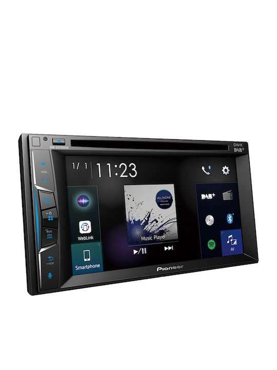 Pioneer Car Audio System 2DIN (Bluetooth/USB/AUX) with Touch Screen 6.2"