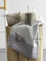 Palamaiki Bath Towel Sila 3 τμχ 50x100cm Grey