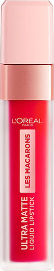 L'Oreal Paris Les Macarons Ultra Matte Long Lasting Liquid Lipstick Matte 828 Framboise Frenzy 7.6ml