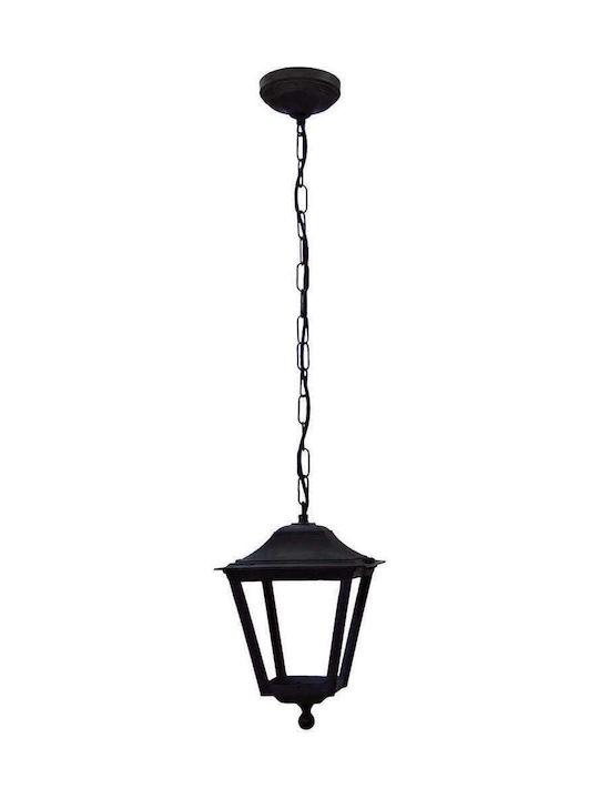 Heronia LP-352Κ Outdoor Hanging Ceiling Light E27 in Black Color 11-0153