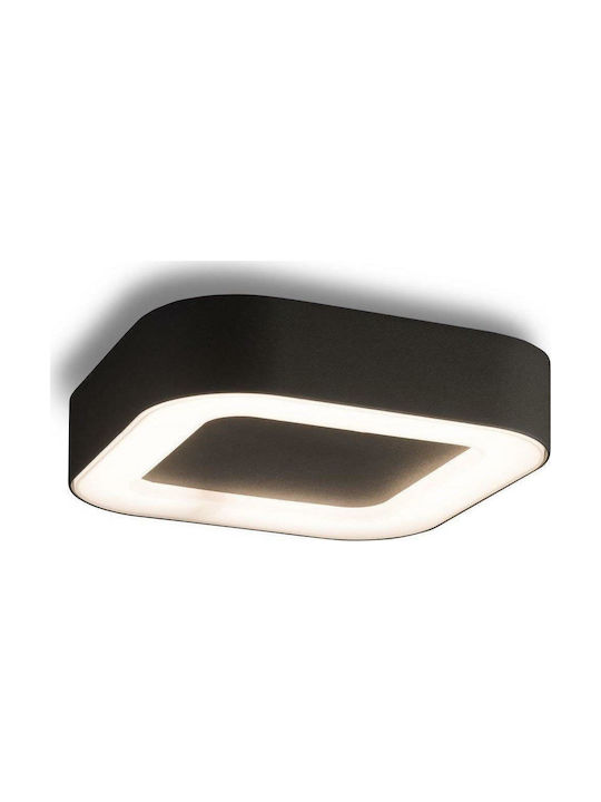 Nowodvorski Puebla Modern Metallic Ceiling Mount Light with Integrated LED in Black color