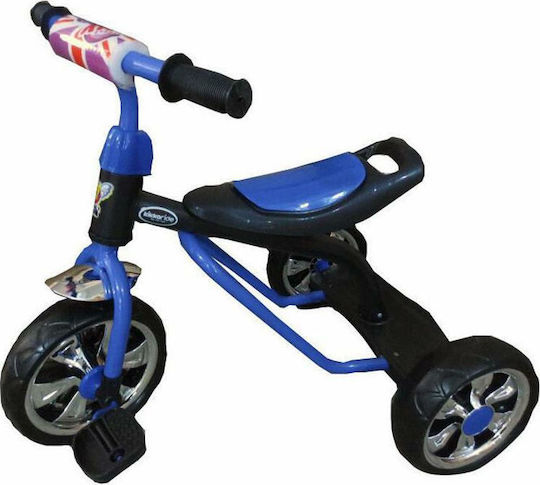 Kikka Boo Superbike Kids Tricycle with Air Wheels for 3-7 Years Blue