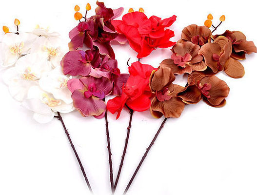 Artificial Decorative Branch Orchid Brown 70cm Fylliana