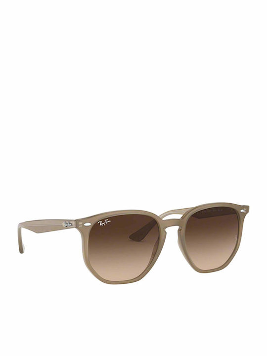 Ray Ban Унисекс Слънчеви Очила с Бежова Пластма...