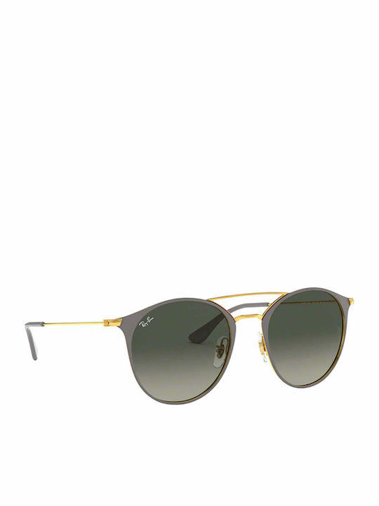 Ray Ban Sunglasses with Gray Metal Frame and Bl...