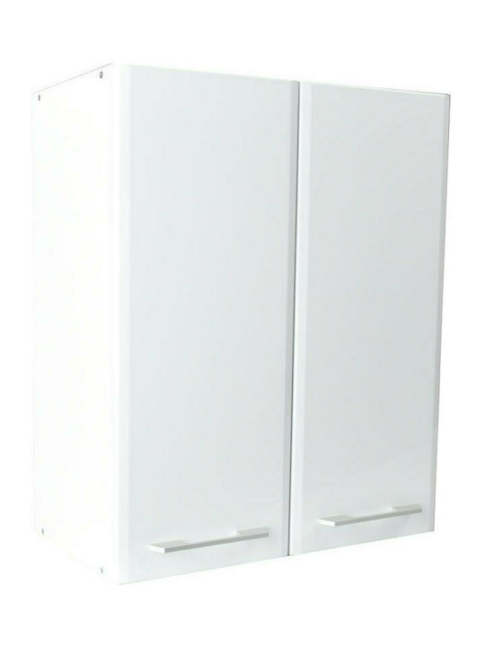 V60 Wall Cabinet Λευκό L60xW31xH72cm