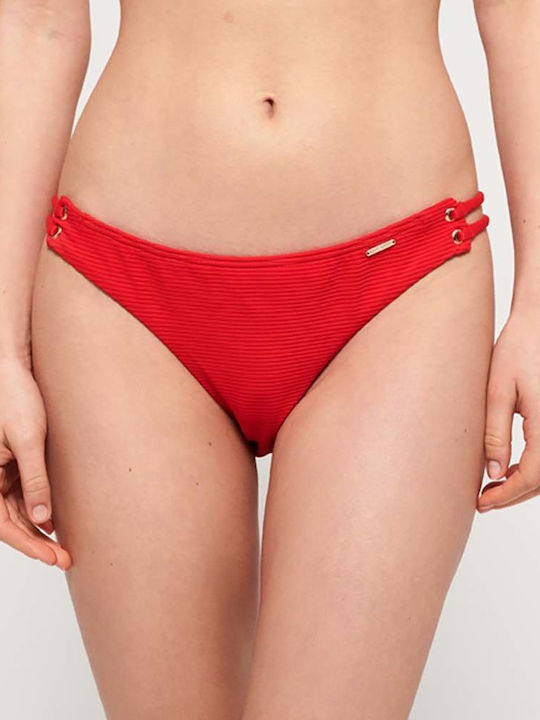 Superdry Bikini Slip Κόκκινο