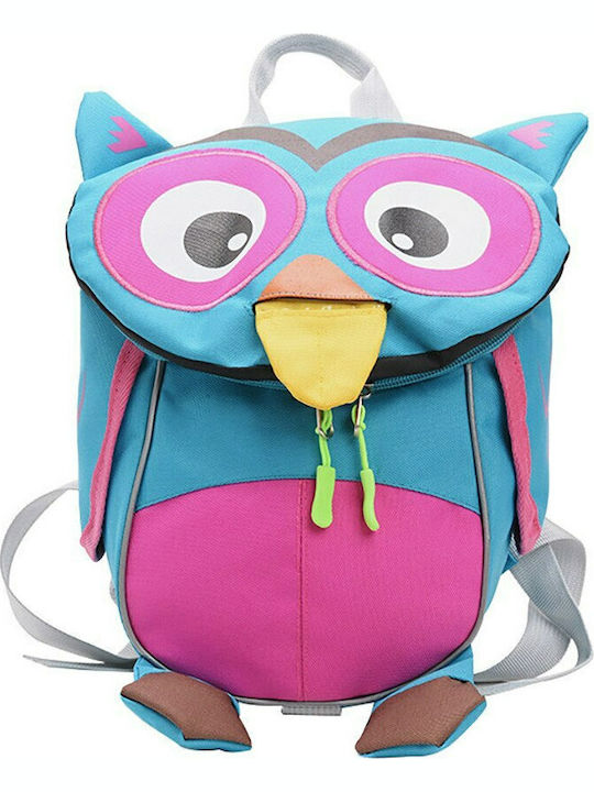 Owl Boy Schulranzen Rucksack Kindergarten in Grün Farbe