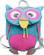 Owl Boy School Bag Backpack Kindergarten Green