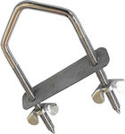 Κλαπάκης Rotisserie Stainless Steel Clamp for Lamb and Goat 10cm