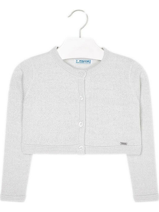 Mayoral Kids Cardigan Silver