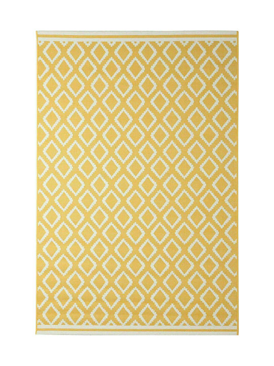 Royal Carpet Flox 3 Чаршаф Правоъгълен Лятно време Плетеница Жълт
