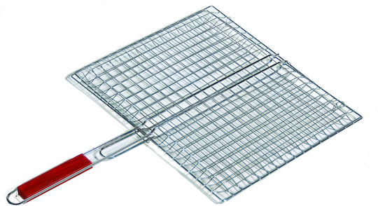 Lianos Διπλή Ανοξείδωτη Σχάρα Ψησίματος 40x33εκ.