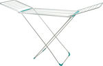 Aluminum Folding Floor Clothes Drying Rack with Hanging Length 18m