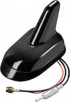 Lampa Car Antenna Roof Aero-Fin 5 Shark for Radio with Amplifier in Black Color