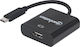 Manhattan Convertor USB-C Masculin în HDMI Feminin 1 Bucată 151788