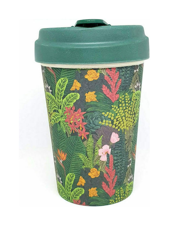 Chic Mic Jungle Look Becher Bamboo mit Deckel G...