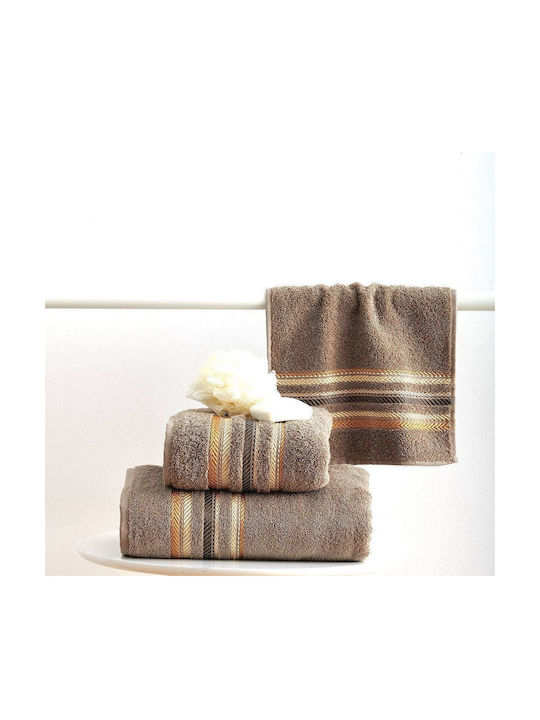 SB Home Handtuch Timothy 30x50εκ. Taupe Gewicht 450gr/m²