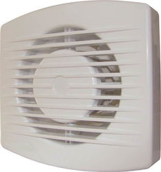 Mmotors 101-6493 Wall-mounted Ventilator Bathroom 120mm White