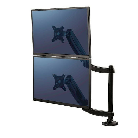 Fellowes Platinum Desktop Stand for 2 Monitors up to 27" with Arm