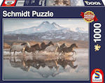 Horses in Cappadocia Puzzle 2D 1000 Bucăți