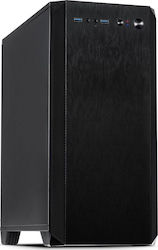 Inter-Tech H-606 Gaming Micro Tower Computer Case Black