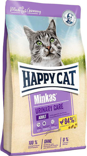 Happy Cat Minkas Urinary Care Dry Food for Adult Cats with Sensitive Urinary with Poultry 1.5kg