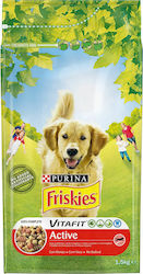 Purina Friskies Vitafit Active 1.5kg Ξηρά Τροφή για Ενήλικους Σκύλους με Μοσχάρι