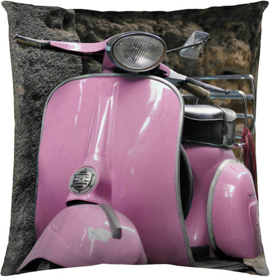 Vesta Home Sofa-Kissen aus 100% Baumwolle Rosa 50x50cm