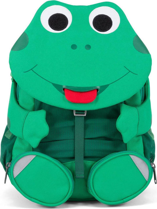 Affenzahn Fabian Frosch School Bag Backpack Kindergarten in Green color 8lt