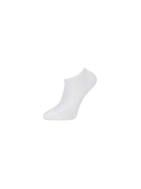 Men's low socks made of bamboo fibre (terlik) 2023 WHITE