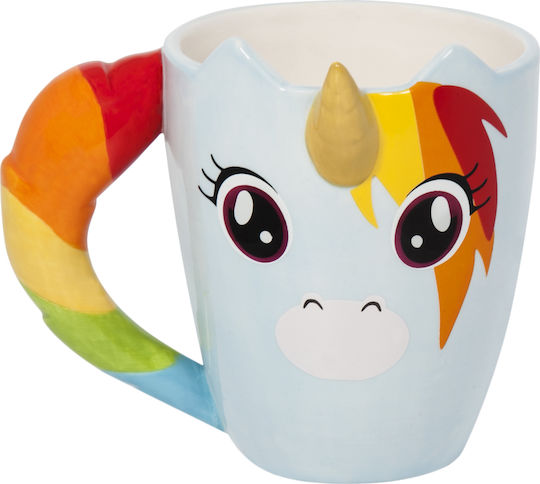 Thumbs Up Unicorn Becher Keramik Weiß 300ml