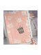 Saint Clair Κουβέρτα Fleece Crown Ροζ 160x220εκ.