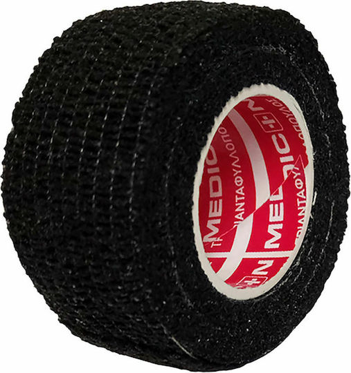 Medicin Elastic Cohesive Bandage 2.5cm x 4.5m Black
