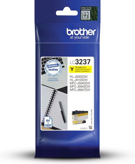 Brother LC-3237 Original InkJet Printer Ink Yellow (LC-3237Y)