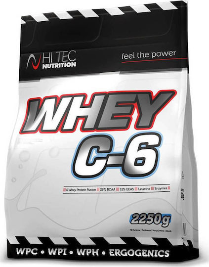 Hitec Nutrition Whey C-6 Proteină Din Zer cu Aromă Căpșuni 2.25kg